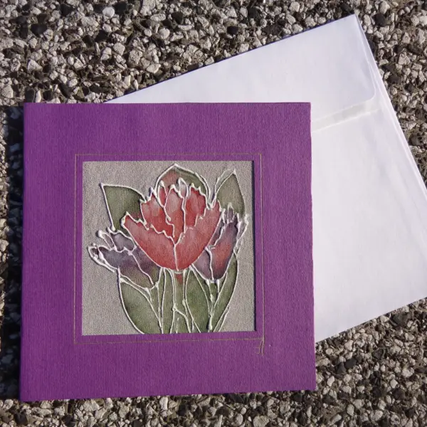 Картичка "Царицата на цветята - Розата"