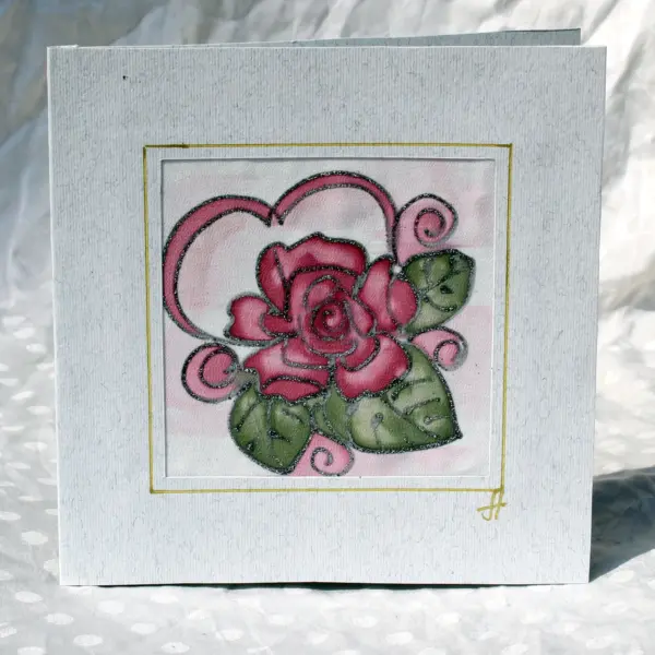 "Роза с ореол Сърце"