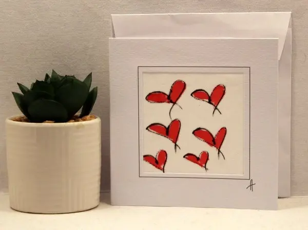 "Картичка за влюбени" 15/15см.